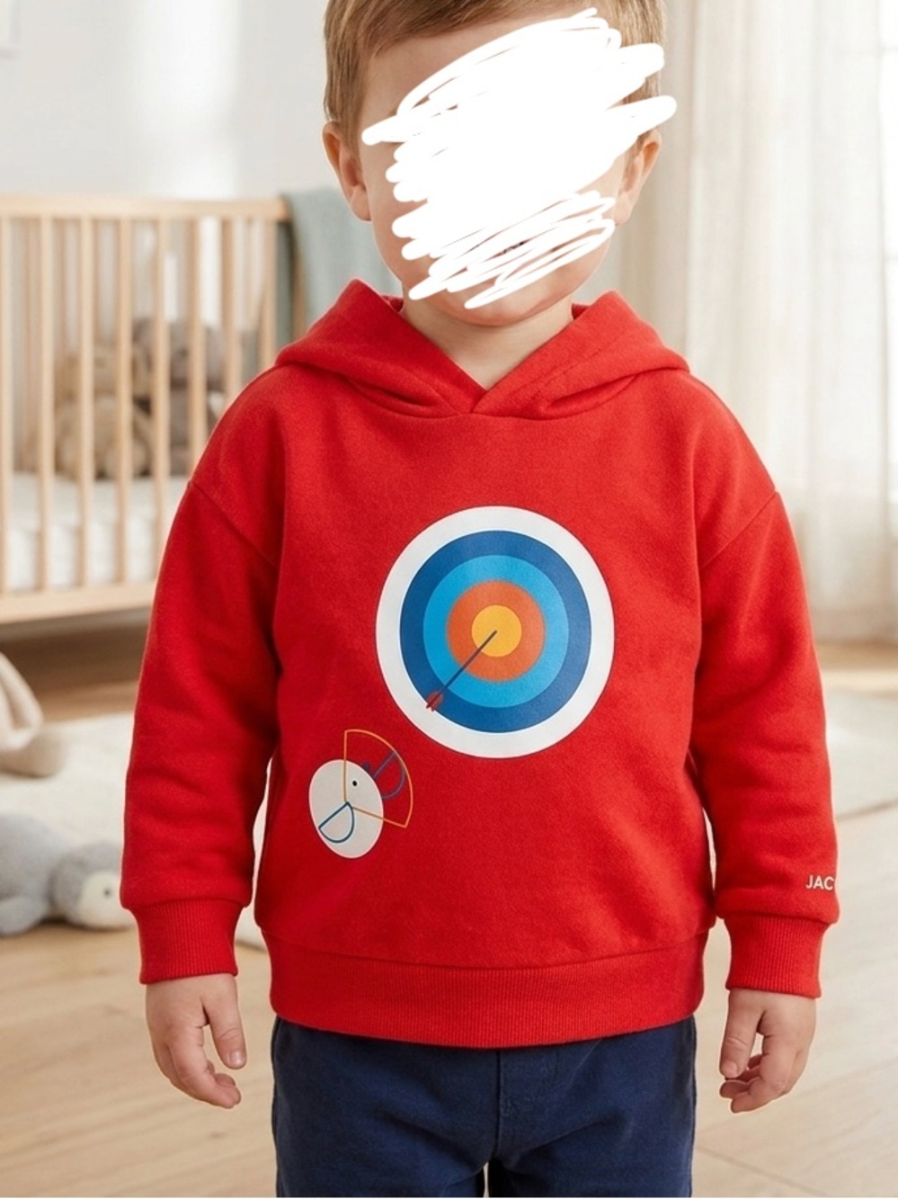 Jacadi Paris Red Hoodie 24 Month